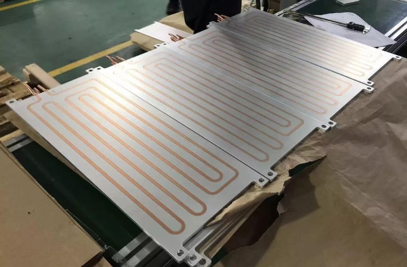 Battery cooling liquid cold plate