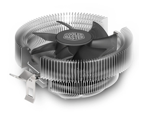 Down-pressure air-cooled radiator