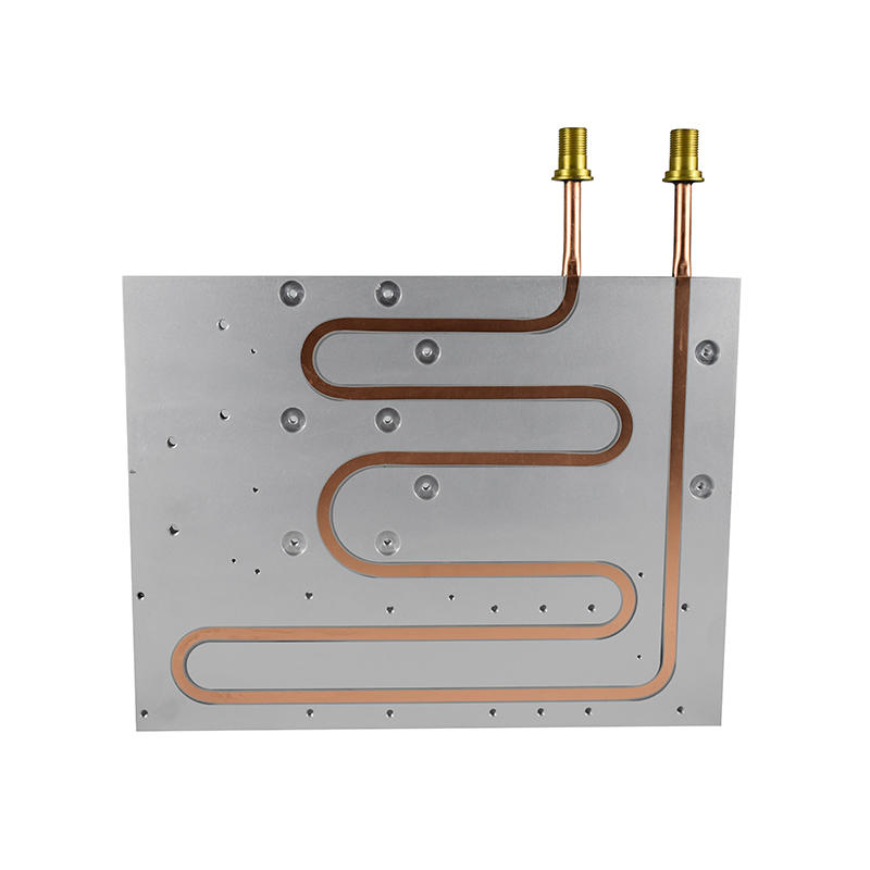Embedded copper tube liquid cold plate