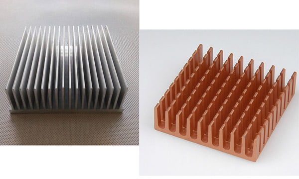 Aluminum Heat Sinks vs. Copper Heat Sinks