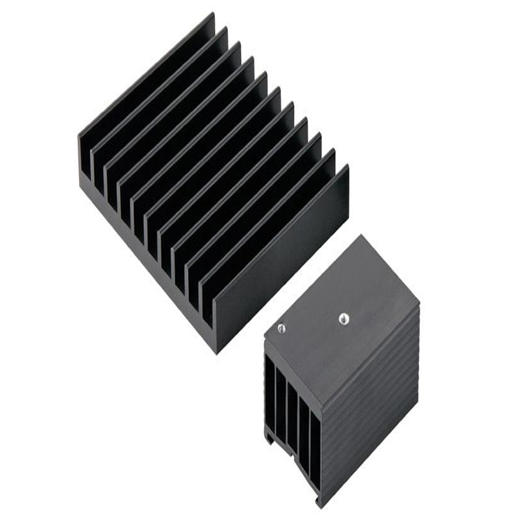 Why is the aluminum heat sink anodized?