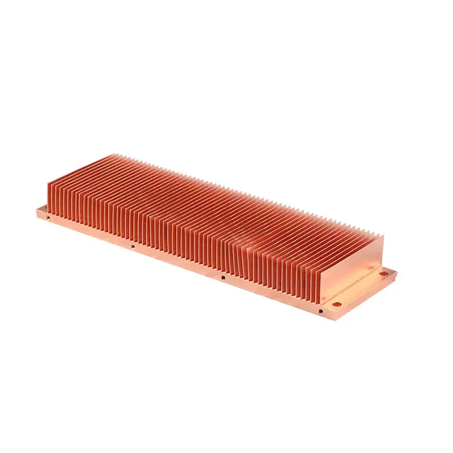 Skived Fin Custom Copper Heat Sink