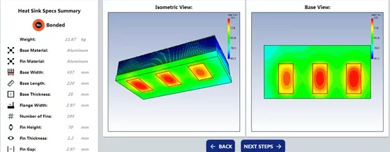 design of skived fin heat sink