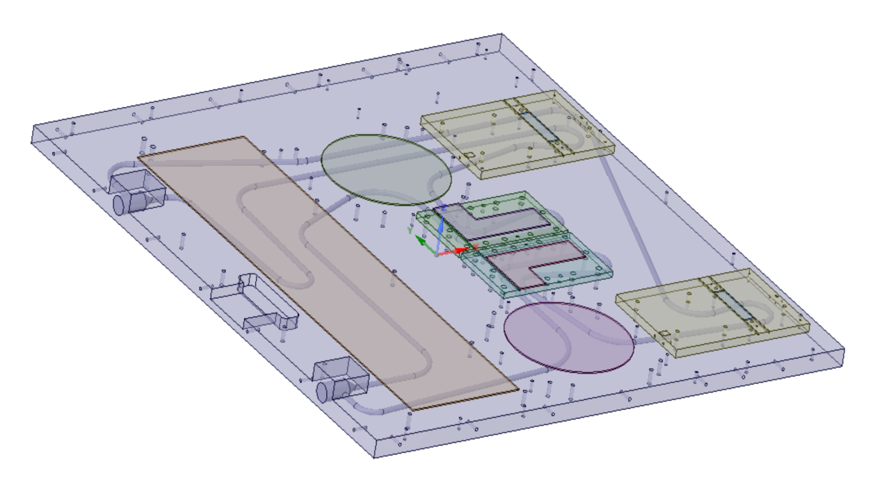 The flow model is extracted from in the Ansys16.0 SCDM software