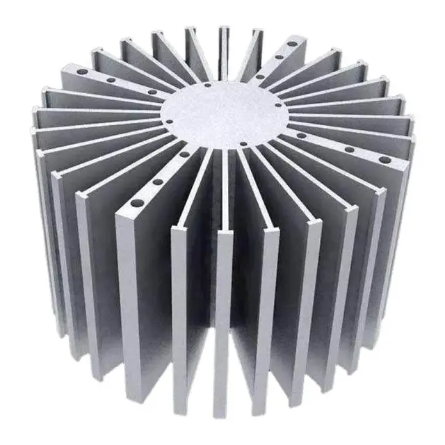 Round Extruded Aluminum Heatsink Round Extruded Aluminum Heatsink