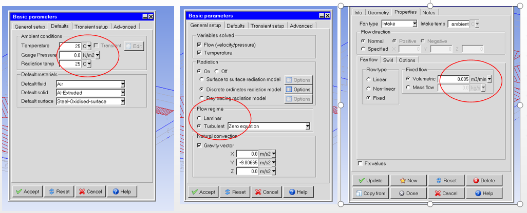 Parameter Settings 1